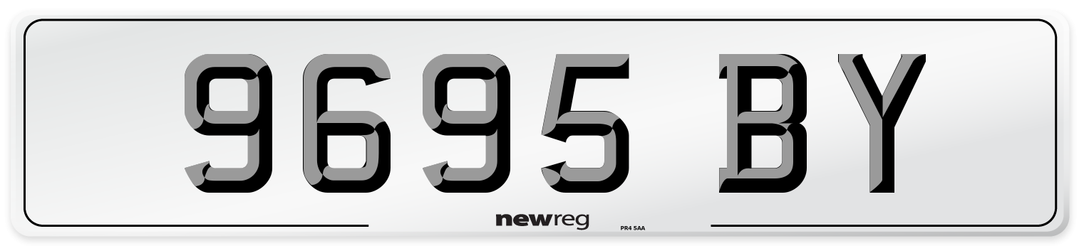9695 BY Number Plate from New Reg